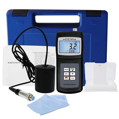 Buy Portable Digital Whiteness Meter 0~120 Range Leucometer w/ 254 Data ...
