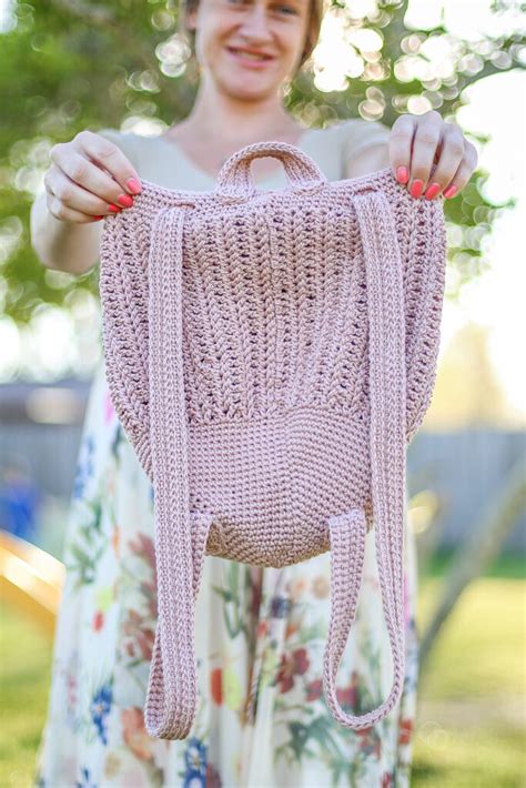 Crochet Backpack Pattern Tutorial 的图像结果