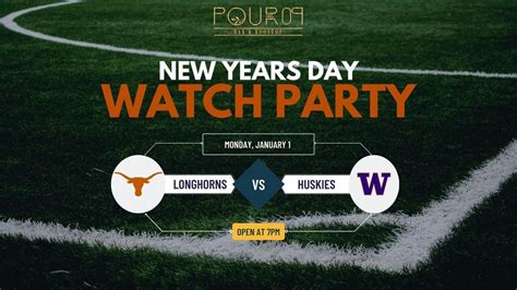 LONGHORNS VS HUSKIES WATCH PARTY, Pour09 Bar & Rooftop, Beaumont, 1 ...