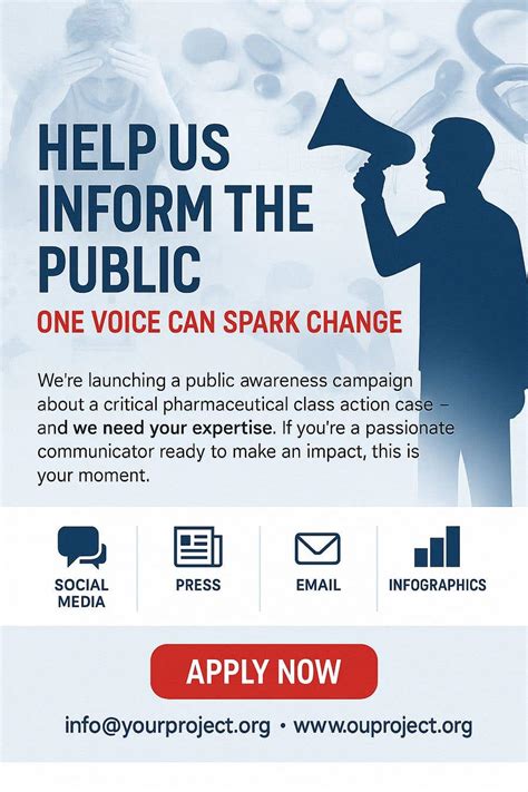 Pharmaceutical Class Action Awareness Campaign | Freelancer