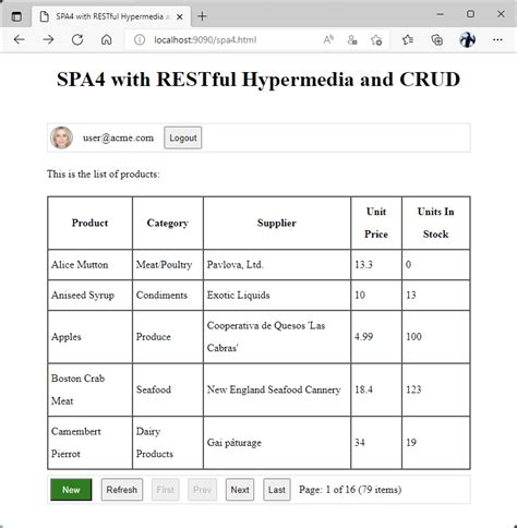 Image result for Spa with RESTful API
