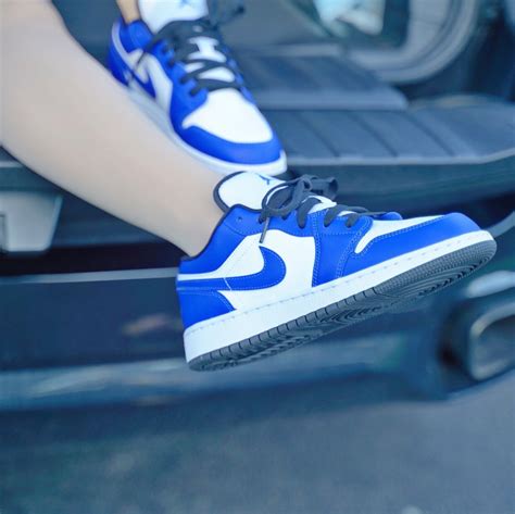 Step Out in the Jordan 1 Low Royal Toe Sneakers | eBay