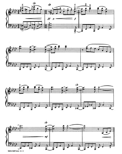 Linus And Lucy (Peanuts Theme) by Vince Guaraldi Sheet Music - Meta-chords