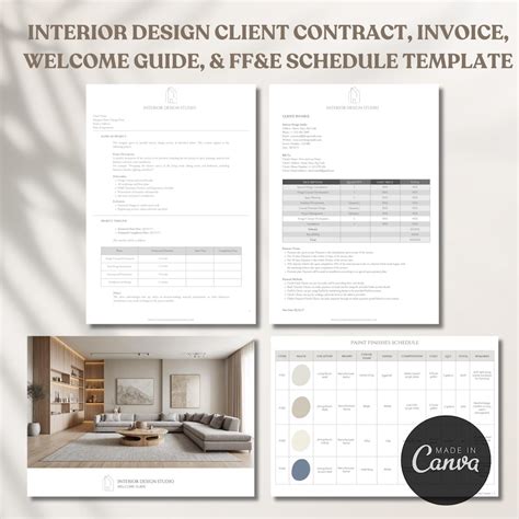 Buy Interior Design Template Online In India - Etsy India