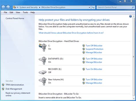 Image result for BitLocker Drive Encryption