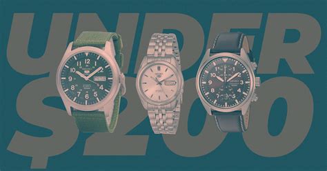 The Best Seiko Watch Under $200? 15 Of Our Favorites · Effortless Gent