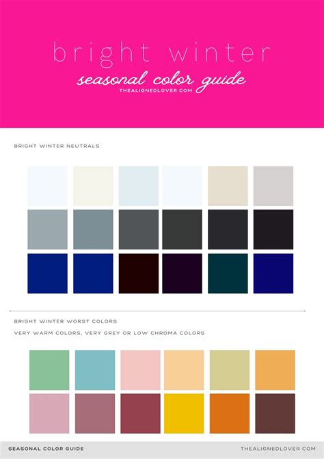 Image result for Bright Winter Color Analysis Examples
