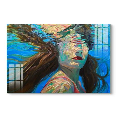Abstract Frameless Beautiful Wall Painting for Home: Stunning Underwat ...