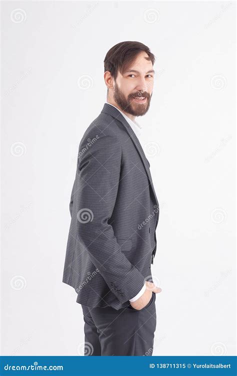Man in Business Suit Side View 的图像结果