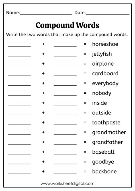 Image result for How to Make Compound Words