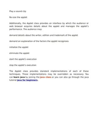 Image result for How to Write App Lets in Java