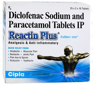 Reactin Plus Tablet – Pain & Fever Relief