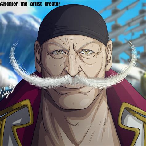 White Beard One Piece Logo