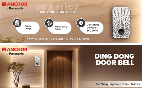 Anchor by Panasonic Door Bell for Home | Calling Bell for Home | Ding ...