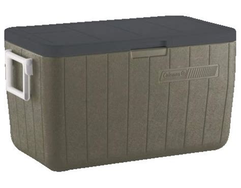 Coleman 48-Quart Performance Cooler, 63 Can Capacity, Olive Green, 45-L ...