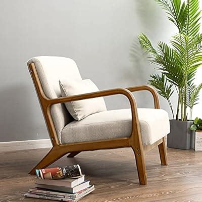 Buy OAKHAM Mid Century Modern Accent Chair, Single Fabric Lounge ...
