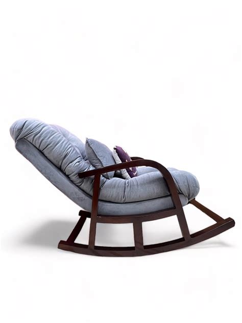Buy Wooden Twist Fleecy Handmade With Comfortable Cushion Backrest ...