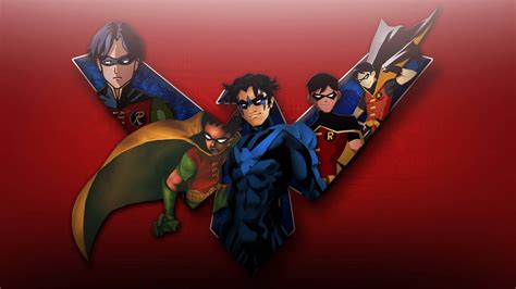 Download Young Justice Nightwing Fan Art Wallpaper | Wallpapers.com