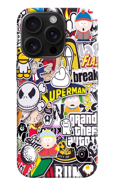 Save Big: Get the Sticker Bomb iPhone 16 Pro Back Cover - Shop Now ...