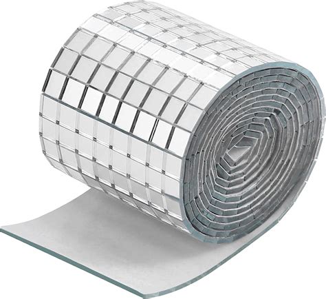 3600pcs Glass Mirror Stickers for Wall, Mirrors Mosaic Tiles Sticker ...