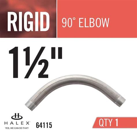 Buy 1-1/2 in. Rigid 90-Degree Steel Conduit Elbow Online at Lowest ...