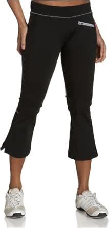 Buy Alo Yoga Women's Contrast Stitch Capri,Black/Grey,Medium at Amazon.in