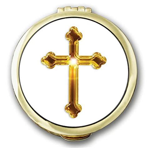 Buy Cathedral Art SPC23 Golden Cross PYX Eucharist Container, 2-1/8 ...