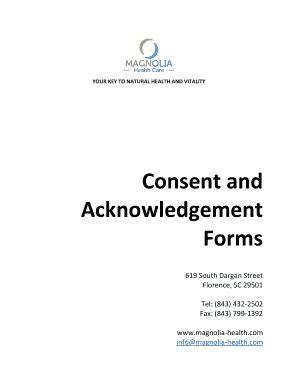 Fillable Online Consent and Acknowledgement Forms - Dr. Quaye dot com ...