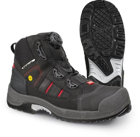 1718-10 Jalas | Jalas 1718 Black, Grey, Red ESD Safe Aluminium Toe ...