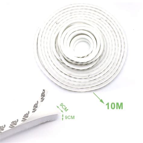 HASTHIP 10 Meters White Door Sealing Strip for Doors and Windows - Self ...