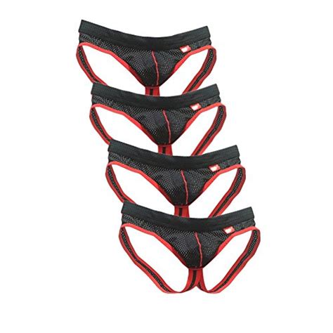 Buy HCMP Men's Lycra Mesh Bulge Sexy Low Rise Thongs G-String Thong ...