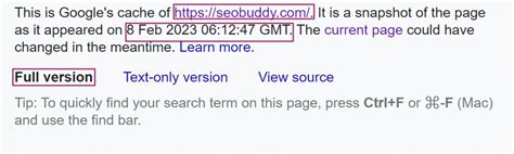 Image result for Google Cache View