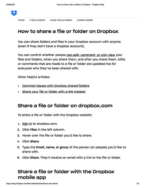 Image result for Dropbox File Sharing Tutorial