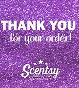 Thank you for your order scentsy