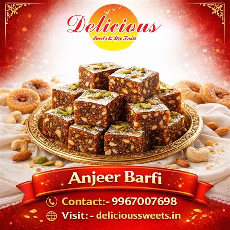 Happy Eid Mubarak | Delicious Sweets & Dry Fruits, Kaju Soan Papdi ...