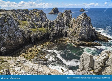 Landscape of Camaret Sur Mer in France on the Atlantic Coast Stock Photo - Image of landmark ...