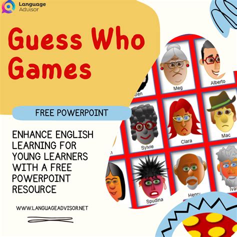 Guess Who games - Language Advisor
