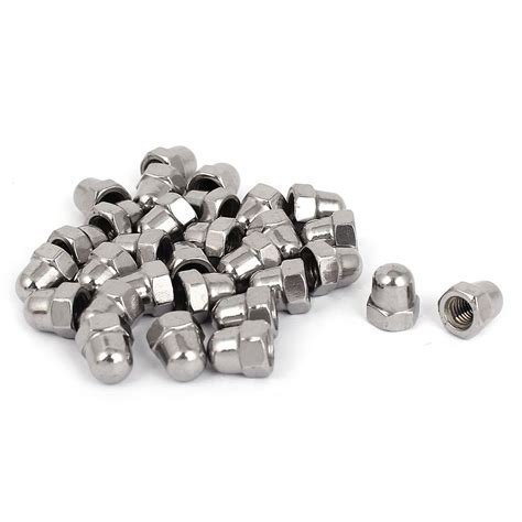 Banggood M5 Thread Dia Dome Head Stainless Steel Cap Acorn Hex Nuts ...