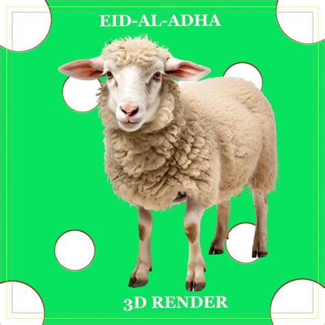 Beige sheep walking | Premium PSD