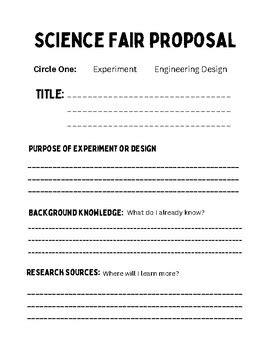 Image result for Science Project Proposal