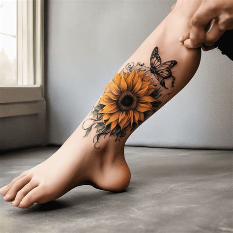 Sunflower tattoo ideas created with ai – Artofit