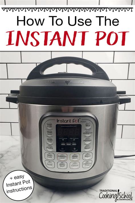 Image result for Easy Instant Pot Tutorial