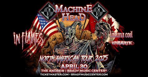 Machine Head & In Flames with special guests Lacuna Coil and Unearth ...