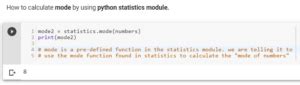 Image result for Mode Algorithm Python