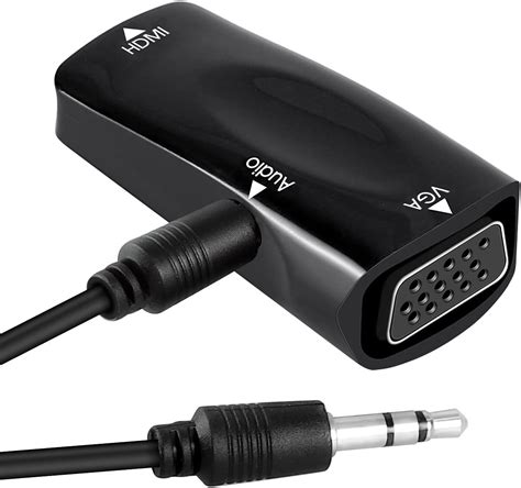 VoocMe HDMI to VGA Adapter 1080P HDMI Female to VGA Female Converter ...