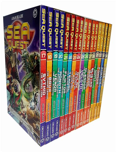 Sea Quest Series 5-8 Adam Blade Collection 16 Books Set : Amazon.in: Books