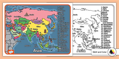 Asia Map for Kids 的图像结果