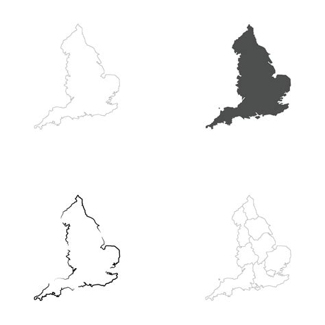 english country map logo illustration design 17742098 Vector Art at ...