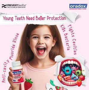 oradox Kiddy F Effervescent Kids Anticavity Mouthwash Tablets ...