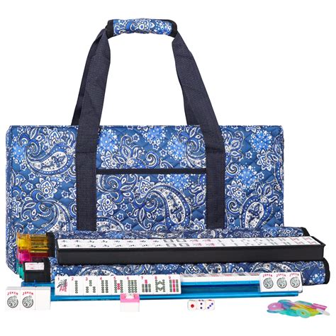 ZGME American Mahjong Set,166 Premium White Tiles with Soft Bag and ...
